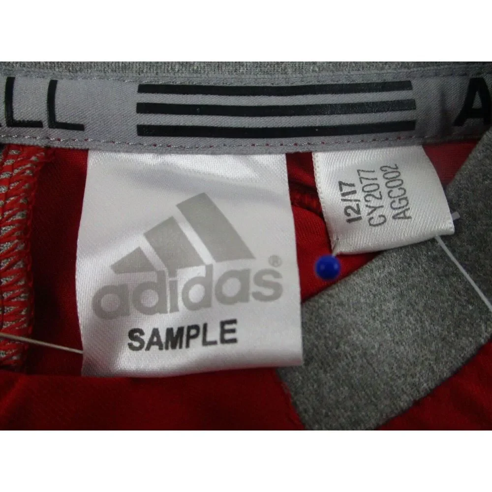 NWT Adidas St Louis Cardinals Shirt Mens Large 1/4 Zip Red MLB Baseball SS‎